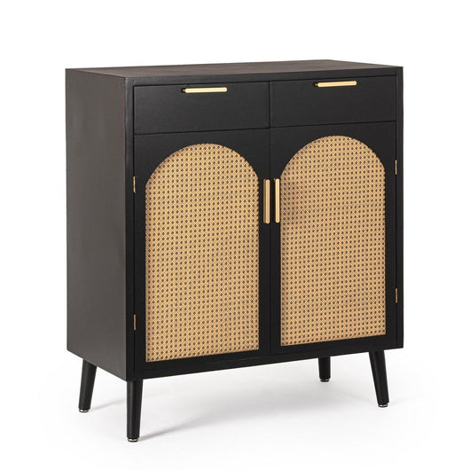 Credenza Legno Nero Boho da Interno - JOSIE