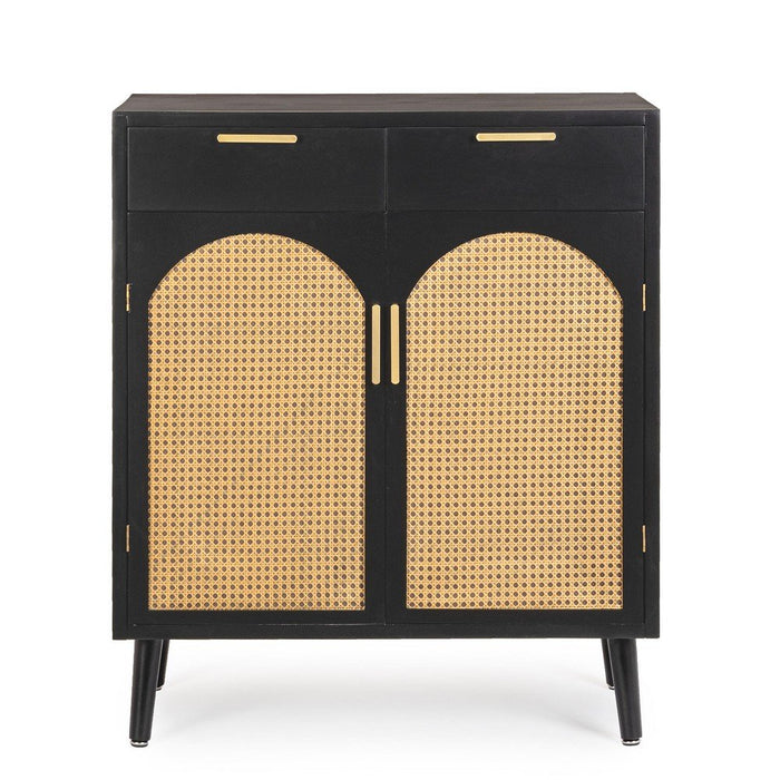 Credenza Legno Nero Boho da Interno - JOSIE