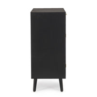 Credenza Legno Nero Boho da Interno - JOSIE