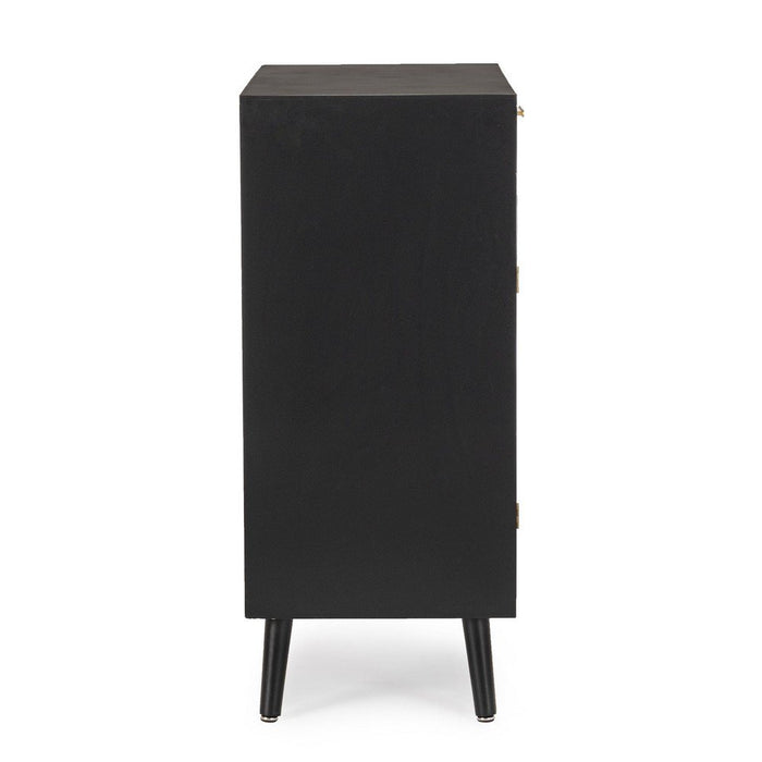 Credenza Legno Nero Boho da Interno - JOSIE