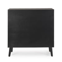 Credenza Legno Nero Boho da Interno - JOSIE