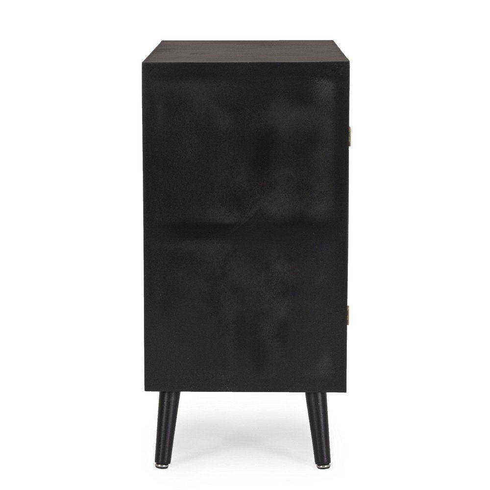 Credenza Legno Nero Boho da Interno - JOSIE