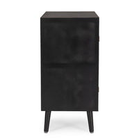 Credenza Legno Nero Boho da Interno - JOSIE