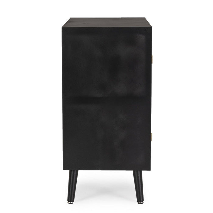 Credenza Legno Nero Boho da Interno - JOSIE