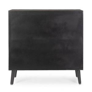 Credenza Legno Nero Boho da Interno - JOSIE
