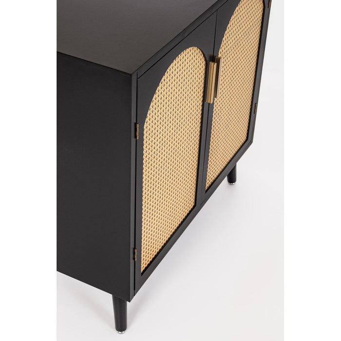 Credenza Legno Nero Boho da Interno - JOSIE