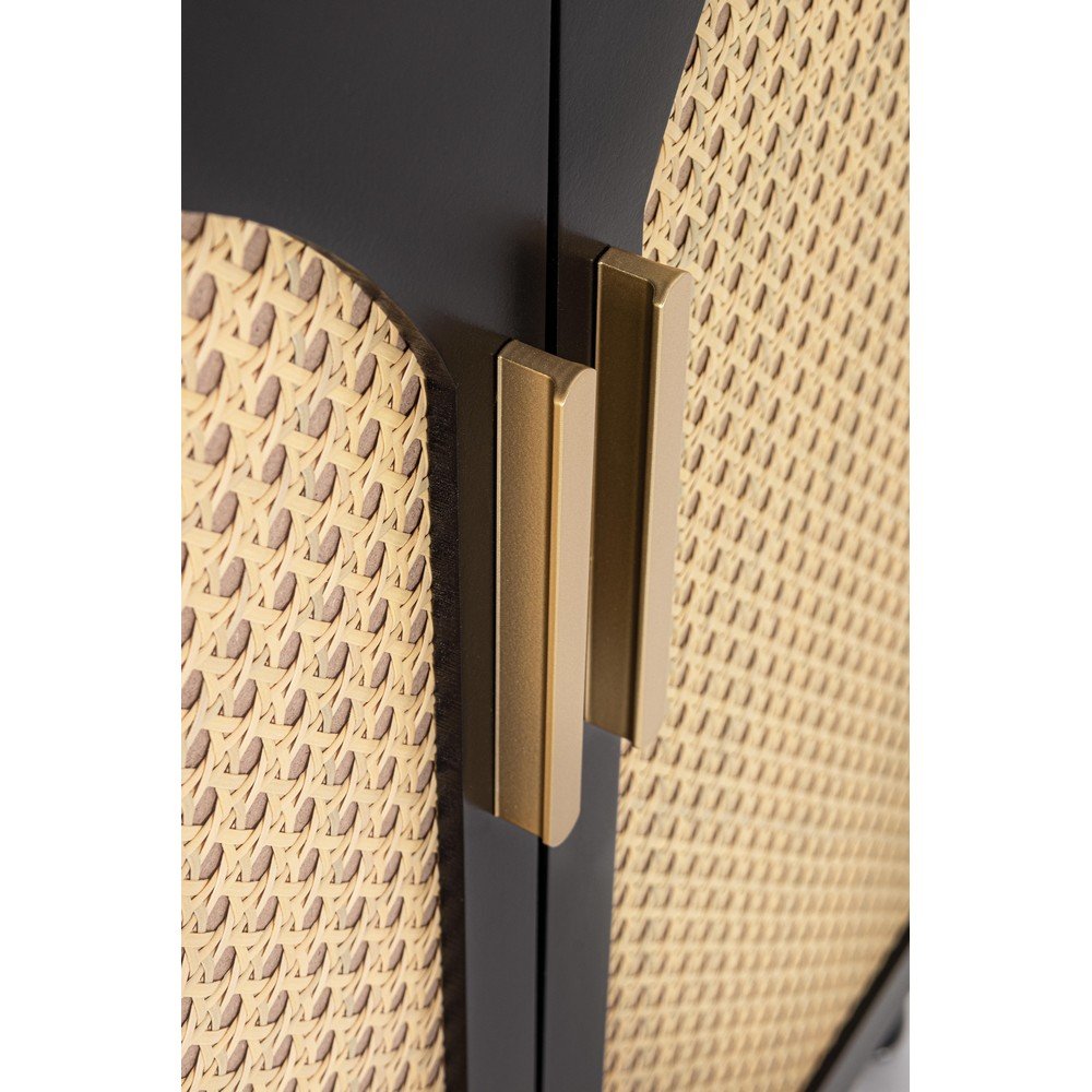 Credenza Legno Nero Boho da Interno - JOSIE