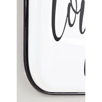 Set 2 Placche Metallo Bianco Moderne da Parete 38x82 - JI-MIN