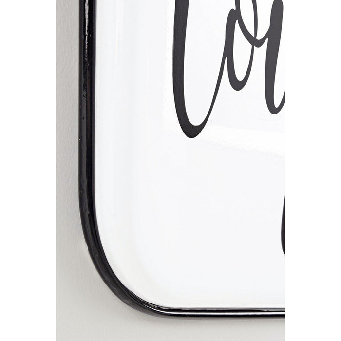 Set 2 Placche Metallo Bianco Moderne da Parete 38x82 - JI-MIN