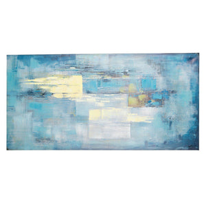 Dipinto su Tela Multicolore Moderno da Parete 140x70 - JAVIER