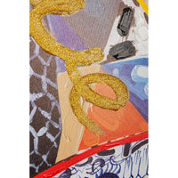 Dipinto Multicolore Moderno da Parete 90x120 cm - JAMAL