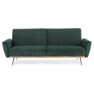Divano Letto Velluto Verde Moderno da Interno - JACK