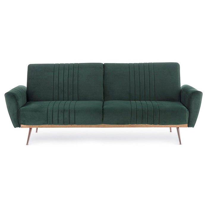 Divano Letto Velluto Verde Moderno da Interno - JACK