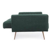 Divano Letto Velluto Verde Moderno da Interno - JACK