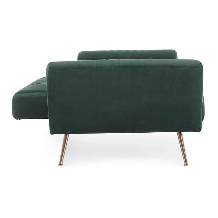 Divano Letto Velluto Verde Moderno da Interno - JACK