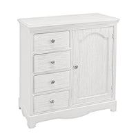 Credenza MDF Impiallacciato Bianca Rustica da Interno - IVORY