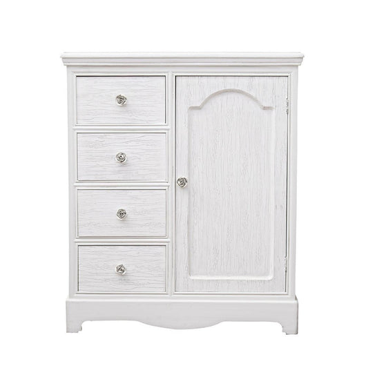 Credenza MDF Impiallacciato Bianca Rustica da Interno - IVORY