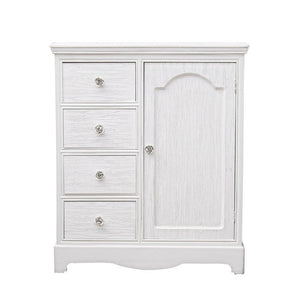 Credenza MDF Impiallacciato Bianca Rustica da Interno - IVORY