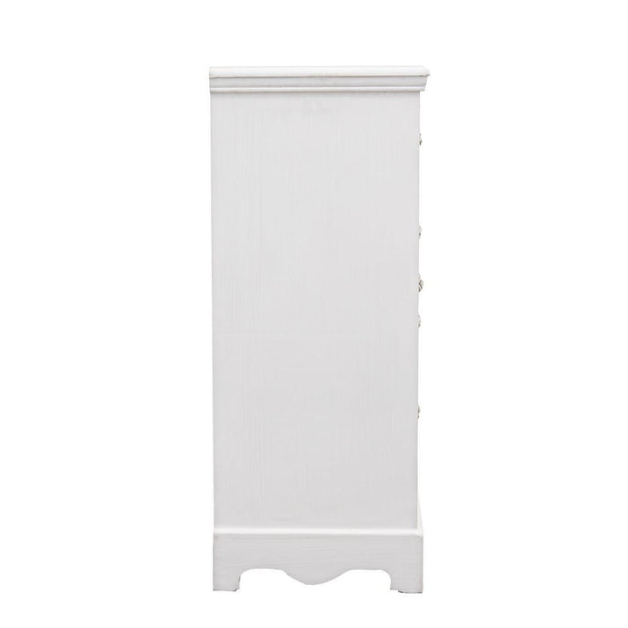Credenza MDF Impiallacciato Bianca Rustica da Interno - IVORY