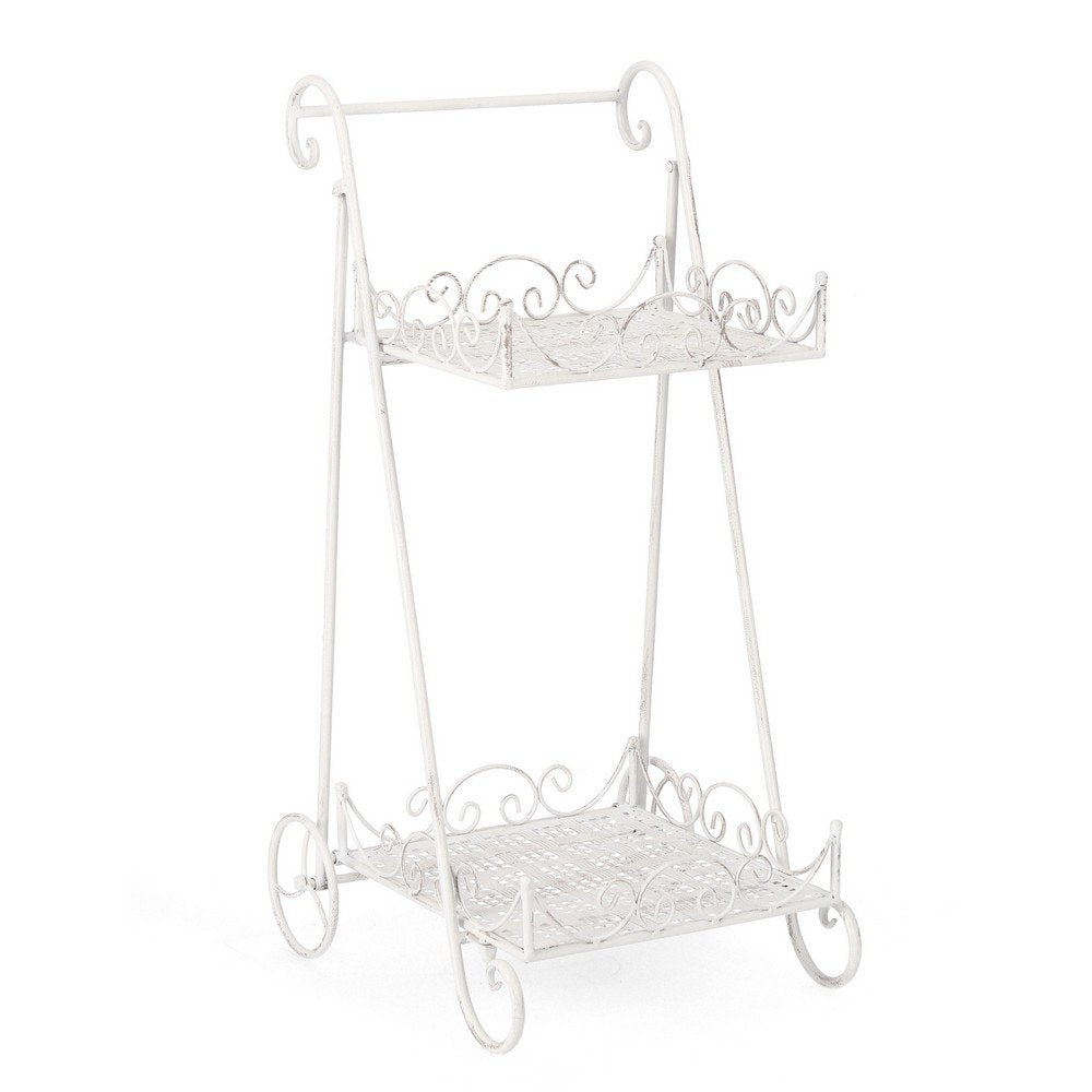 Set 4 Porta Fiori Acciaio Bianco Stile Rustico da Interno - IRENE