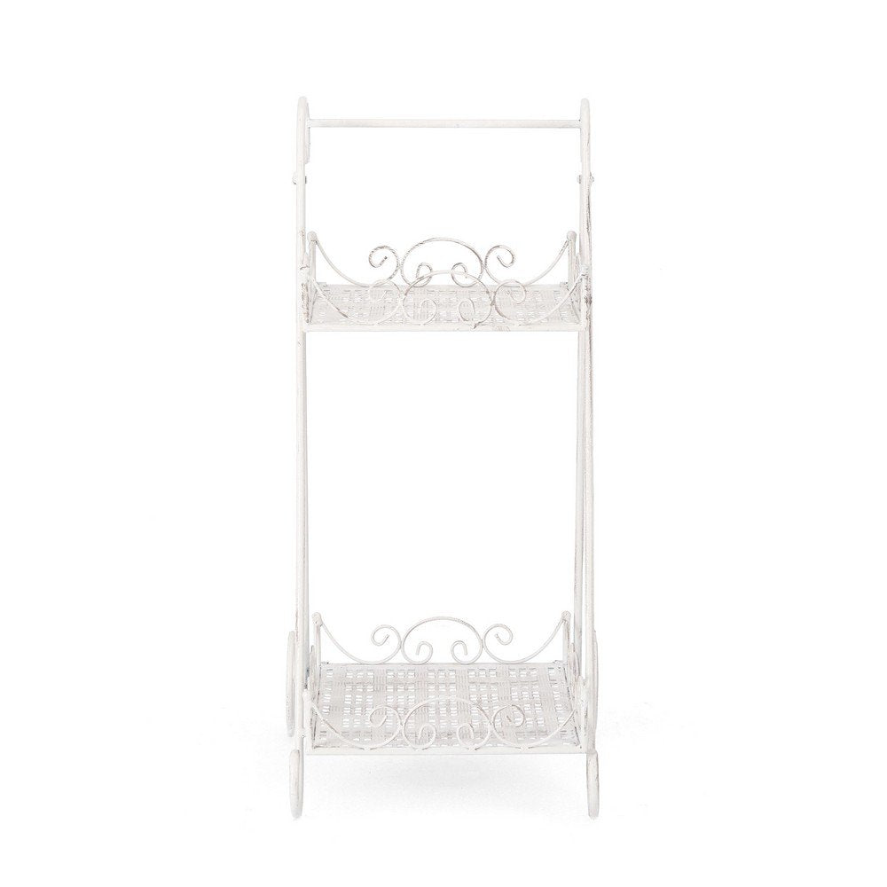 Set 4 Porta Fiori Acciaio Bianco Stile Rustico da Interno - IRENE