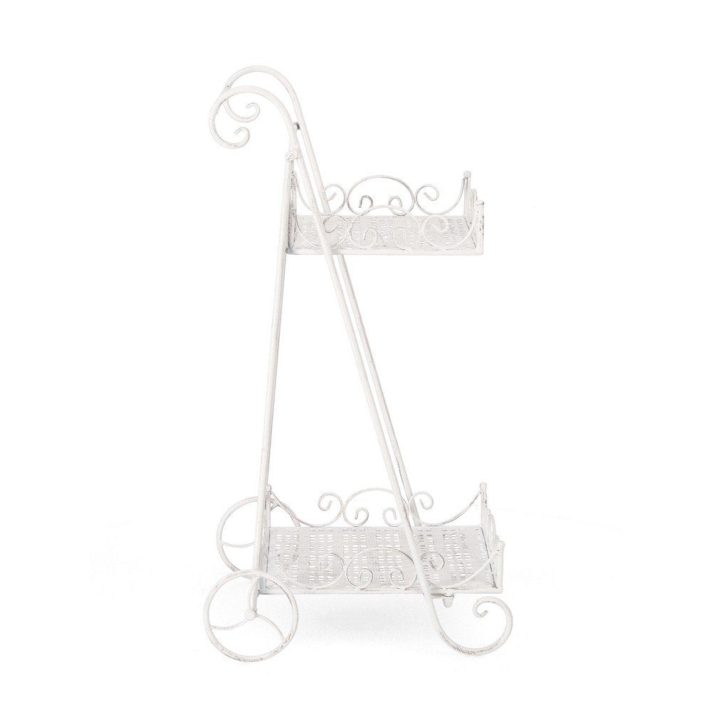 Set 4 Porta Fiori Acciaio Bianco Stile Rustico da Interno - IRENE