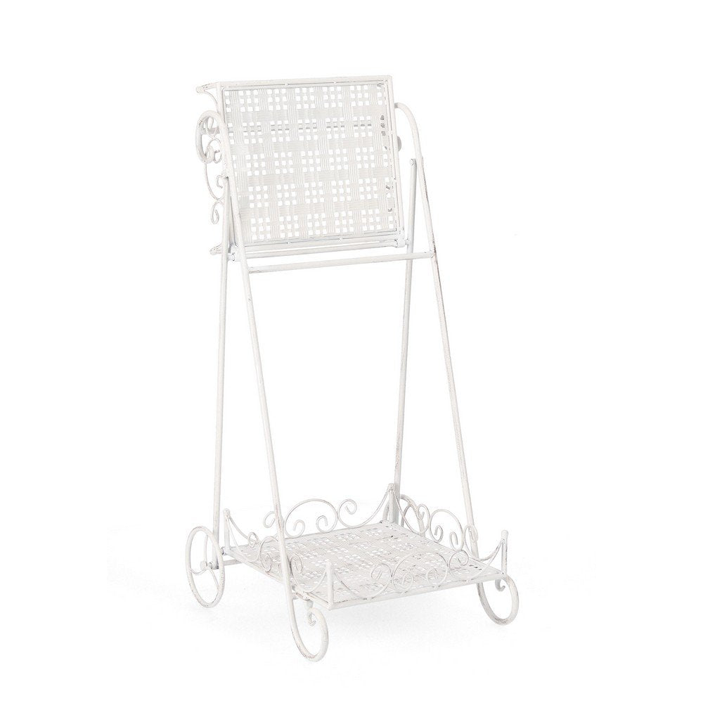 Set 4 Porta Fiori Acciaio Bianco Stile Rustico da Interno - IRENE