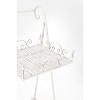 Set 4 Porta Fiori Acciaio Bianco Stile Rustico da Interno - IRENE