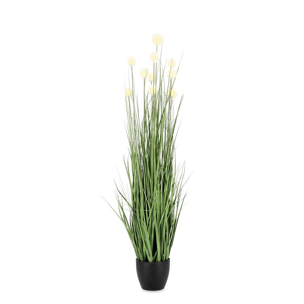 Set 6 Piante Eriophorum Plastica Verde da Interno H110 cm - IMPERIALE