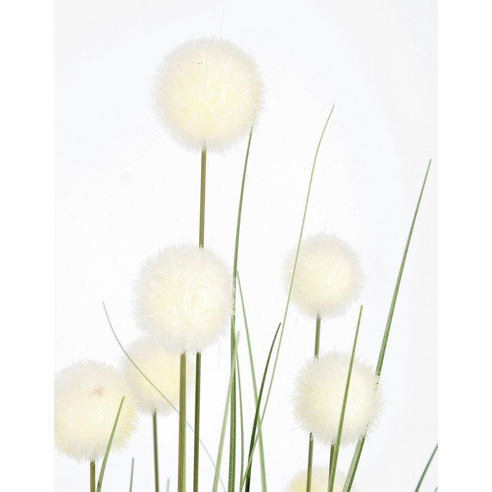 Set 6 Piante Eriophorum Plastica Verde da Interno H110 cm - IMPERIALE