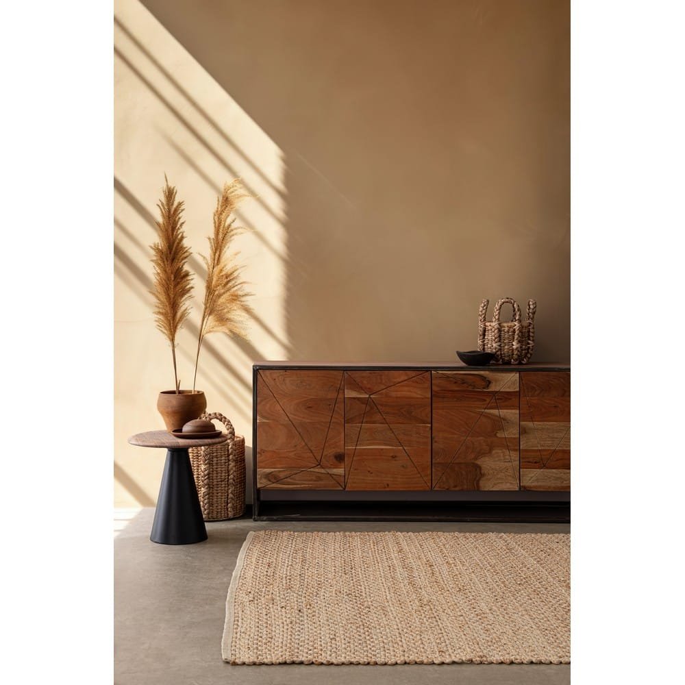 Tavolino Legno Naturale Moderno da Interno 45 cm - HYBRID