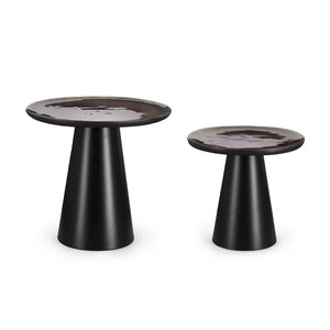 Tavolini Legno Nero Moderni da Interno - HYBRID