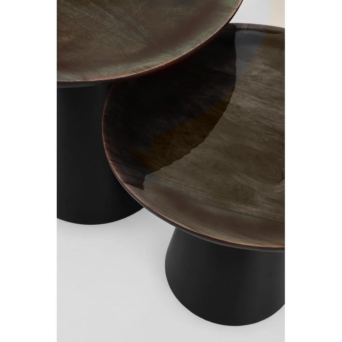 Tavolini Legno Nero Moderni da Interno - HYBRID