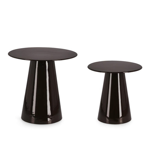 Tavolino Acciaio Nero Moderno da Interno - HYBRID