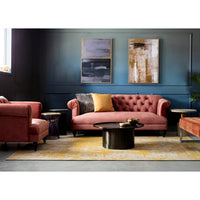 Tavolino Acciaio Nero Moderno da Interno 80 cm - HISPER