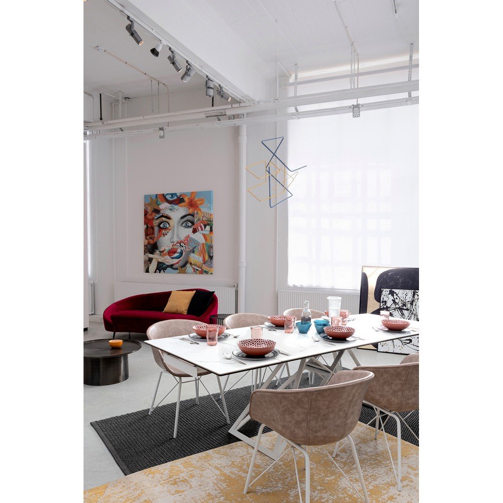 Tavolino Acciaio Nero Moderno da Interno 80 cm - HISPER