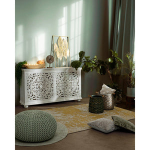 Decorazione da Parete Acciaio Oro Moderna 52x95 cm - HERNANDEZ