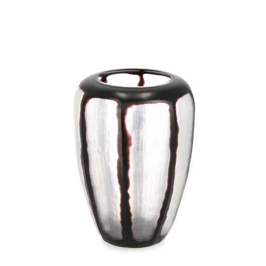 Vaso in Vetro Nero Moderno da Interno H30 cm - HASSAN