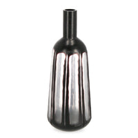 Vaso in Vetro Nero Moderno da Interno H38 cm - HASSAN