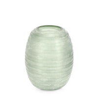 Vaso in Vetro Verde Moderno H31 cm - HASSAN