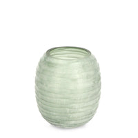 Vaso in Vetro Verde Moderno H23 cm - HASSAN