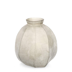 Vaso in Vetro Beige Moderno H37 cm - HASSAN