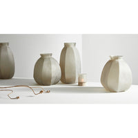 Vaso in Vetro Beige Moderno H37 cm - HASSAN