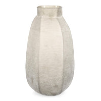 Vaso Vetro Beige Moderno da Interno H49,5 cm - HASSAN