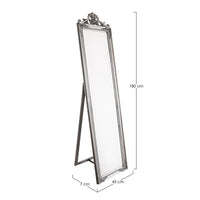 Specchio da Terra Argentato Stile Classico H180 cm - HALL
