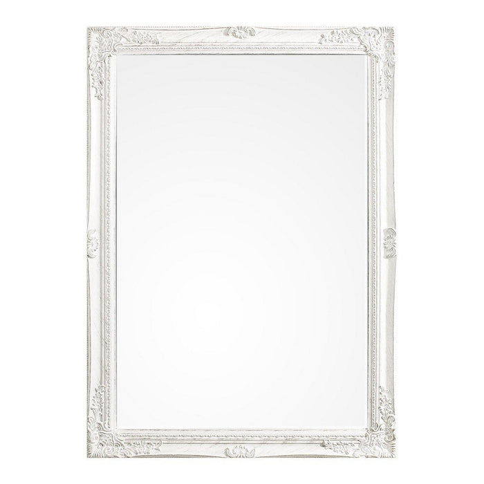Specchio Legno Bianco Classico da Parete 72x102 cm - HALL