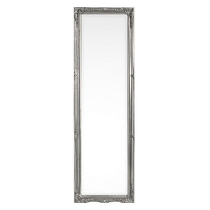 Specchio Legno Argentato Classico da Interno 36x126 cm - HALL