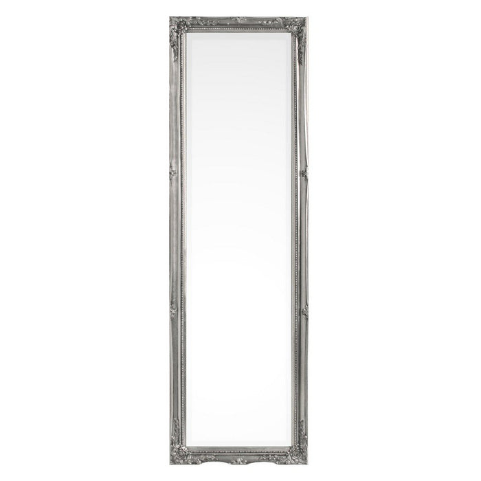 Specchio Legno Argentato Classico da Interno 36x126 cm - HALL
