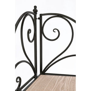 Angoliera 4 Piani Acciaio Nero da Interno - GISELLE