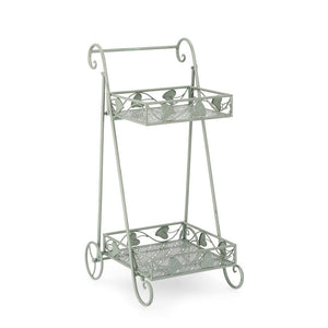 Set 4 Porta Fiori Metallo Verde Salvia da Interno - GIANNA